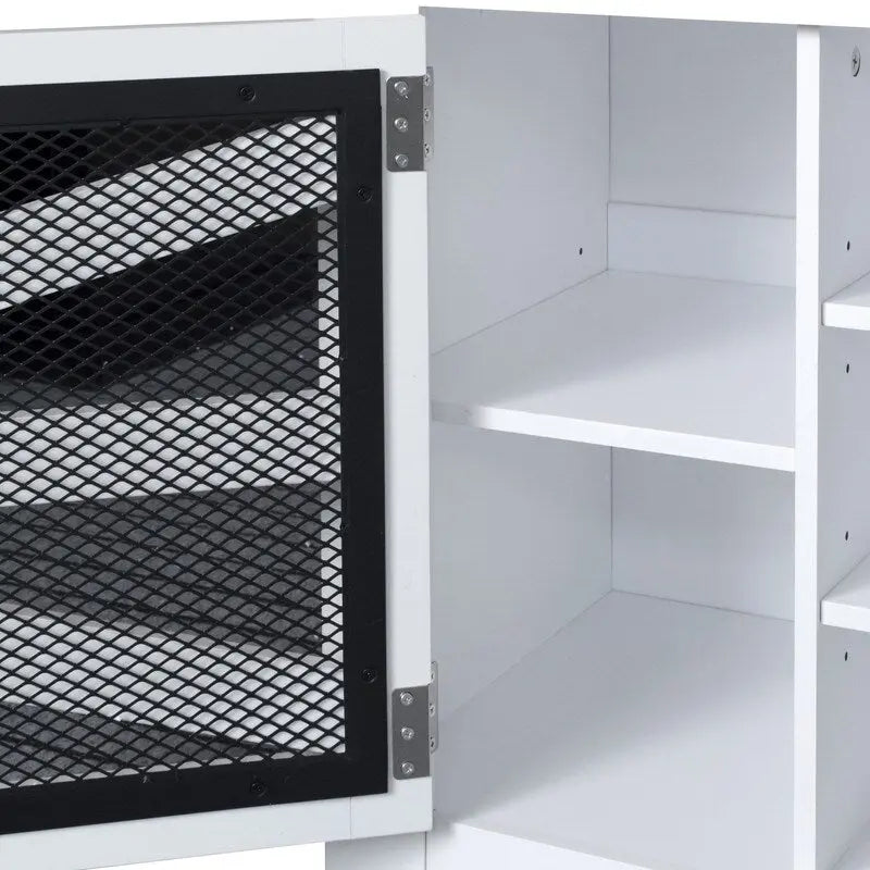 Portemanteau d'entrée noir avec armoire à chaussures, banc et patères