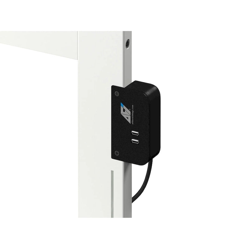 Lit plateforme Queen blanc avec tiroirs de rangement intégrés et tête de lit à panneaux