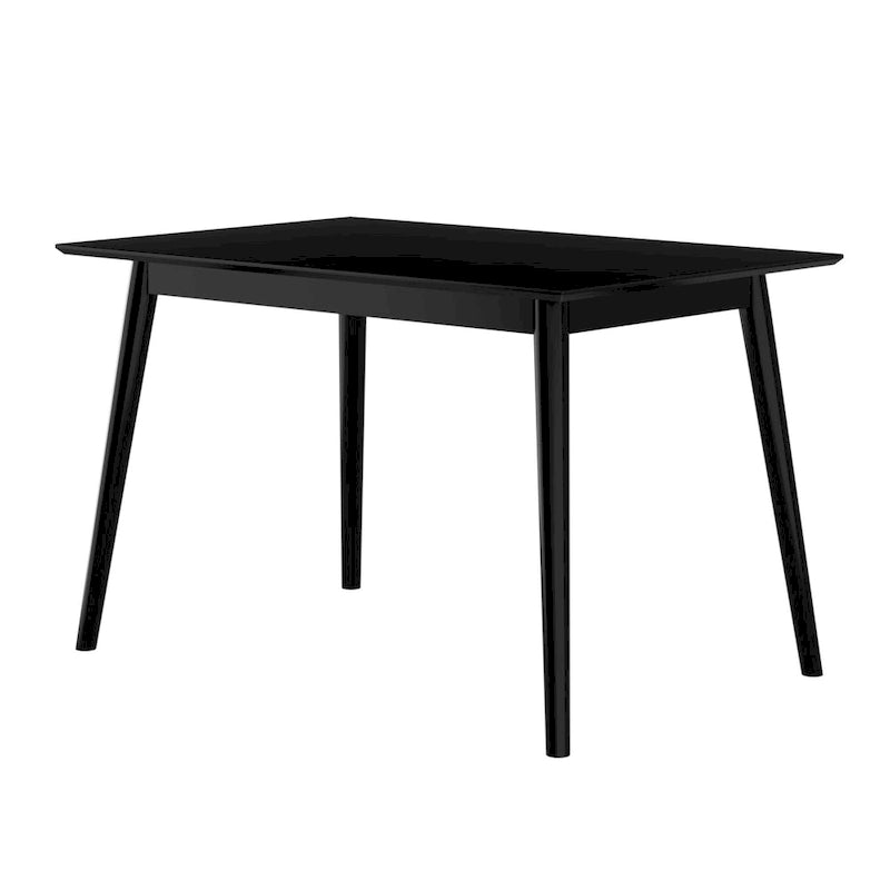 Table de salle à manger en pin massif Mid-Century Modern, Noyer & Pacanier