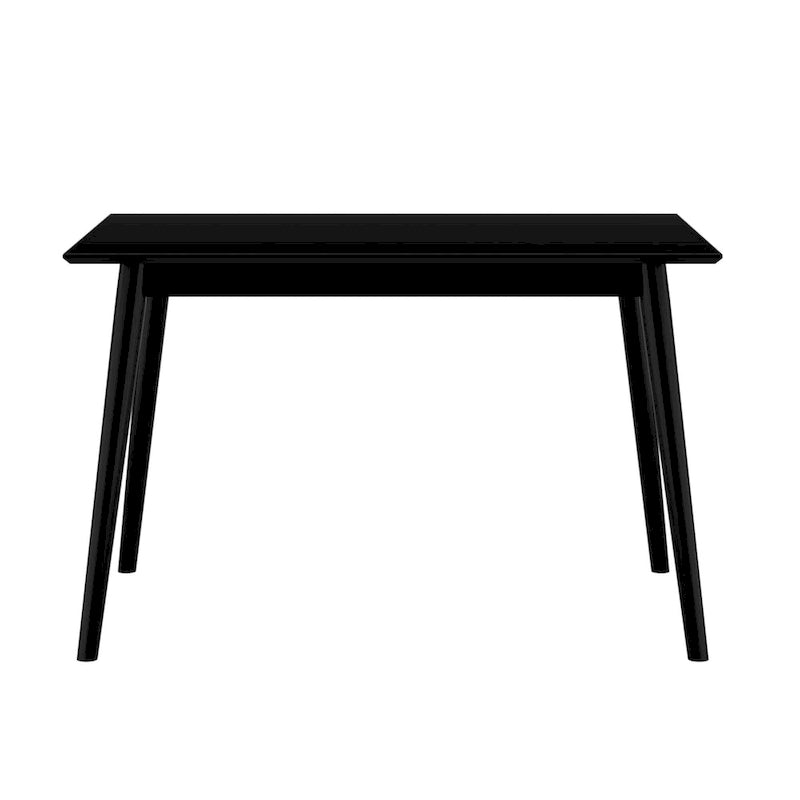 Table de salle à manger en pin massif Mid-Century Modern, Noyer & Pacanier