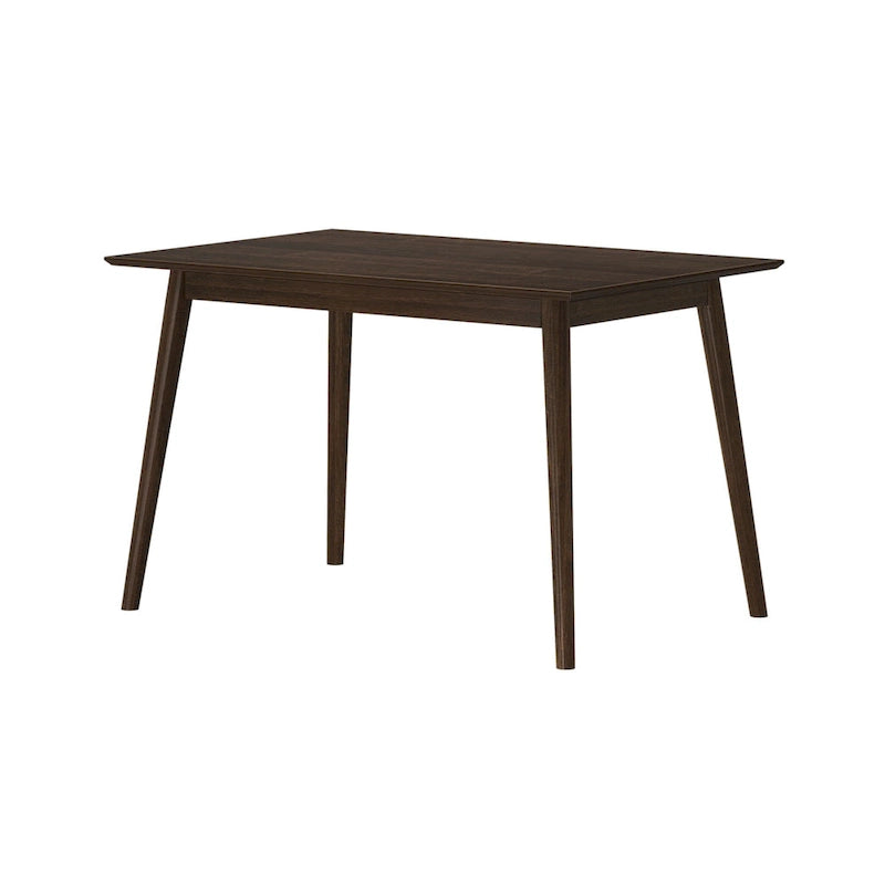 Table de salle à manger en pin massif Mid-Century Modern, Noyer & Pacanier